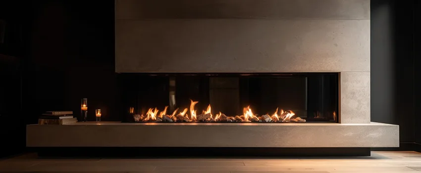 Gas Fireplace Ember Bed Design Services in Monroe, Washington