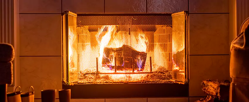Mendota Hearth Landscape Fireplace Installation in Monroe, Washington