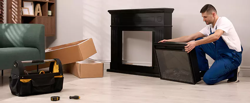 Old Rusted Metal Fireplace Repair And Replacement in Monroe, WA